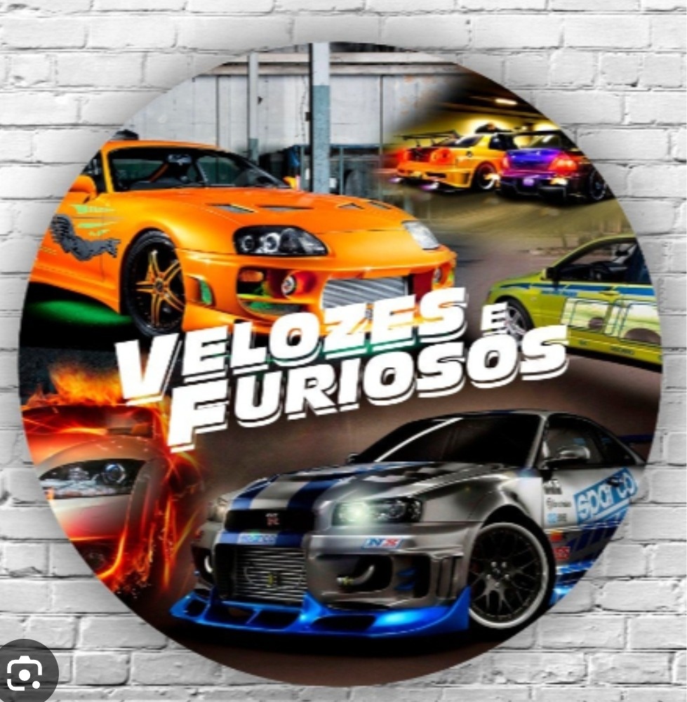 Capa Painel 50X50 Velozes E Furiosos  - Pegue Monte Araucária
