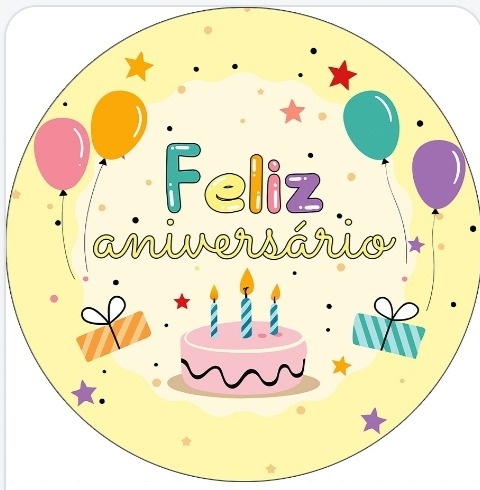 Capa Painel 50X50 Feliz Aniversário  - Pegue Monte Araucária