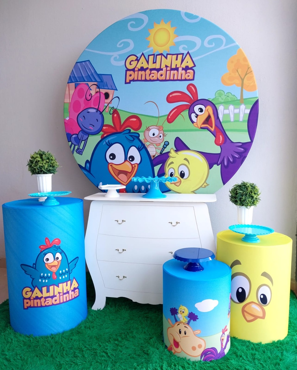 Kit Galinha Pintadinha 2 - DL FESTAS Locações