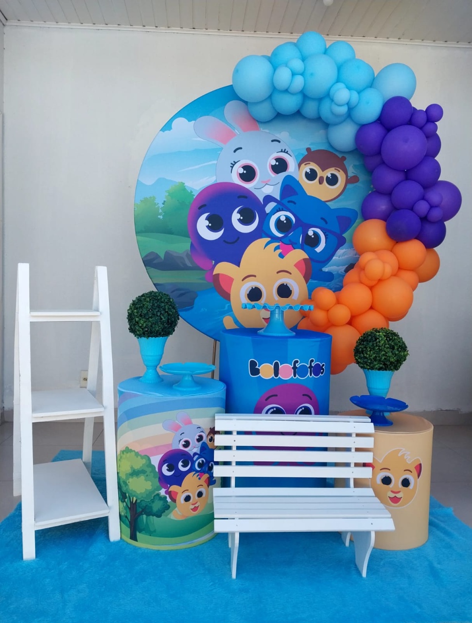 Kit Bolofofos Azul 2 - DL FESTAS Locações
