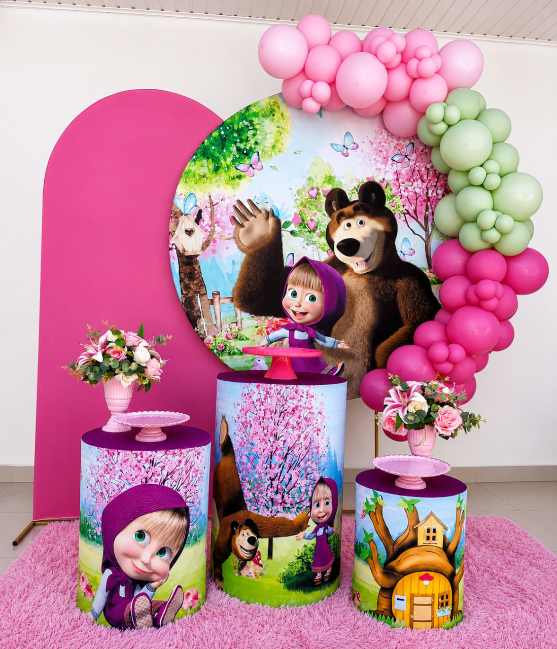 Kit Mascha E O Urso 2 - DL FESTAS Locações