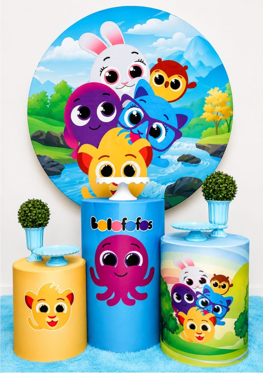Kit Bolofofos Azul - DL FESTAS Locações