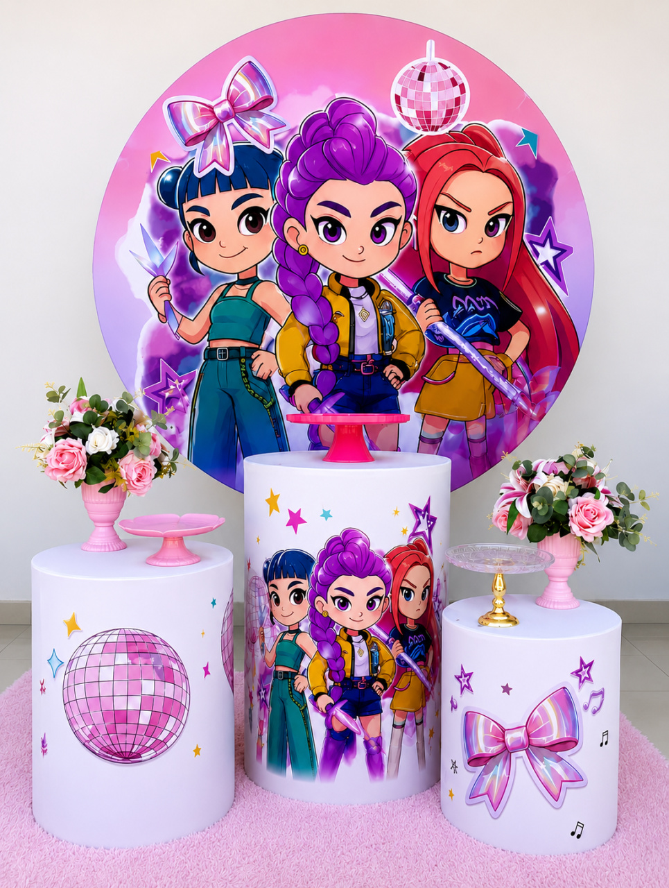 Kit Guerreiras Do K Pop - DL FESTAS Locações