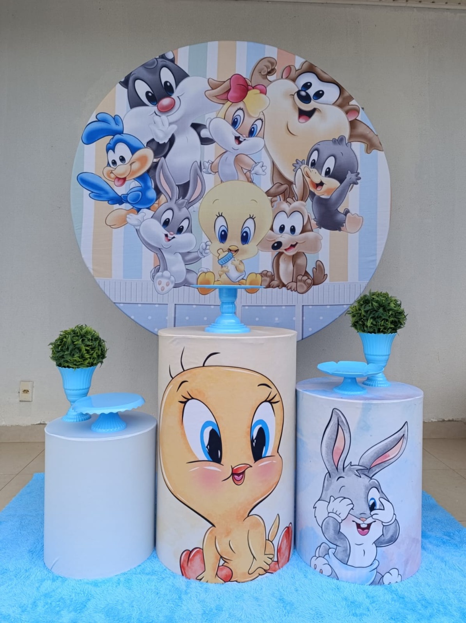 Kit Looney Tunes Azul - DL FESTAS Locações