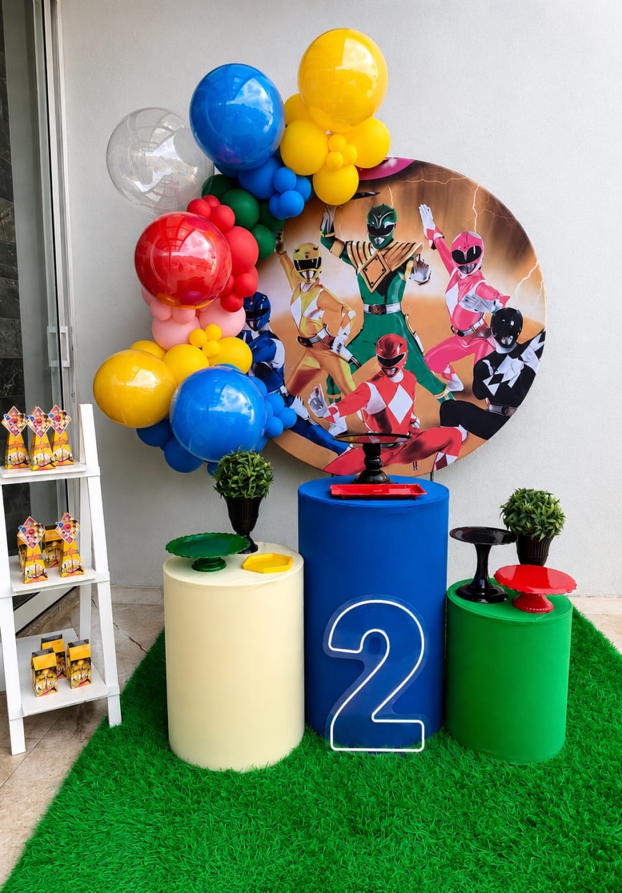 Kit Power Rangers - DL FESTAS Locações