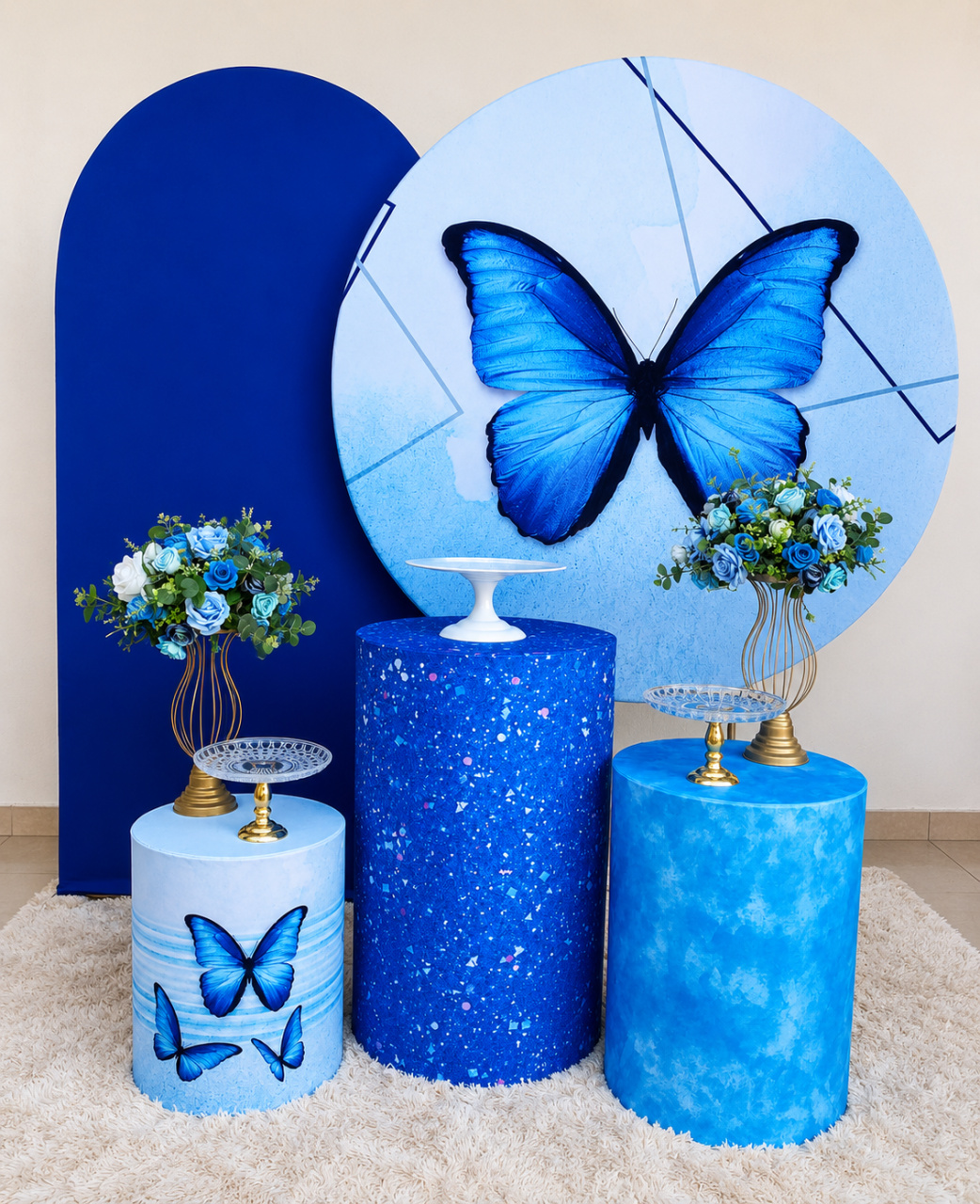 Kit Borboleta Azul 2 - DL FESTAS Locações