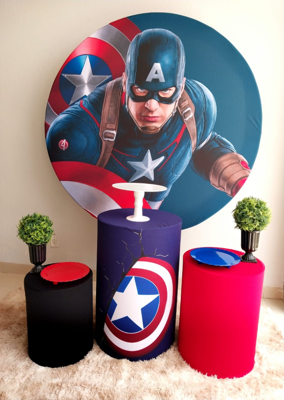 Kit Capitão América - DL FESTAS Locações