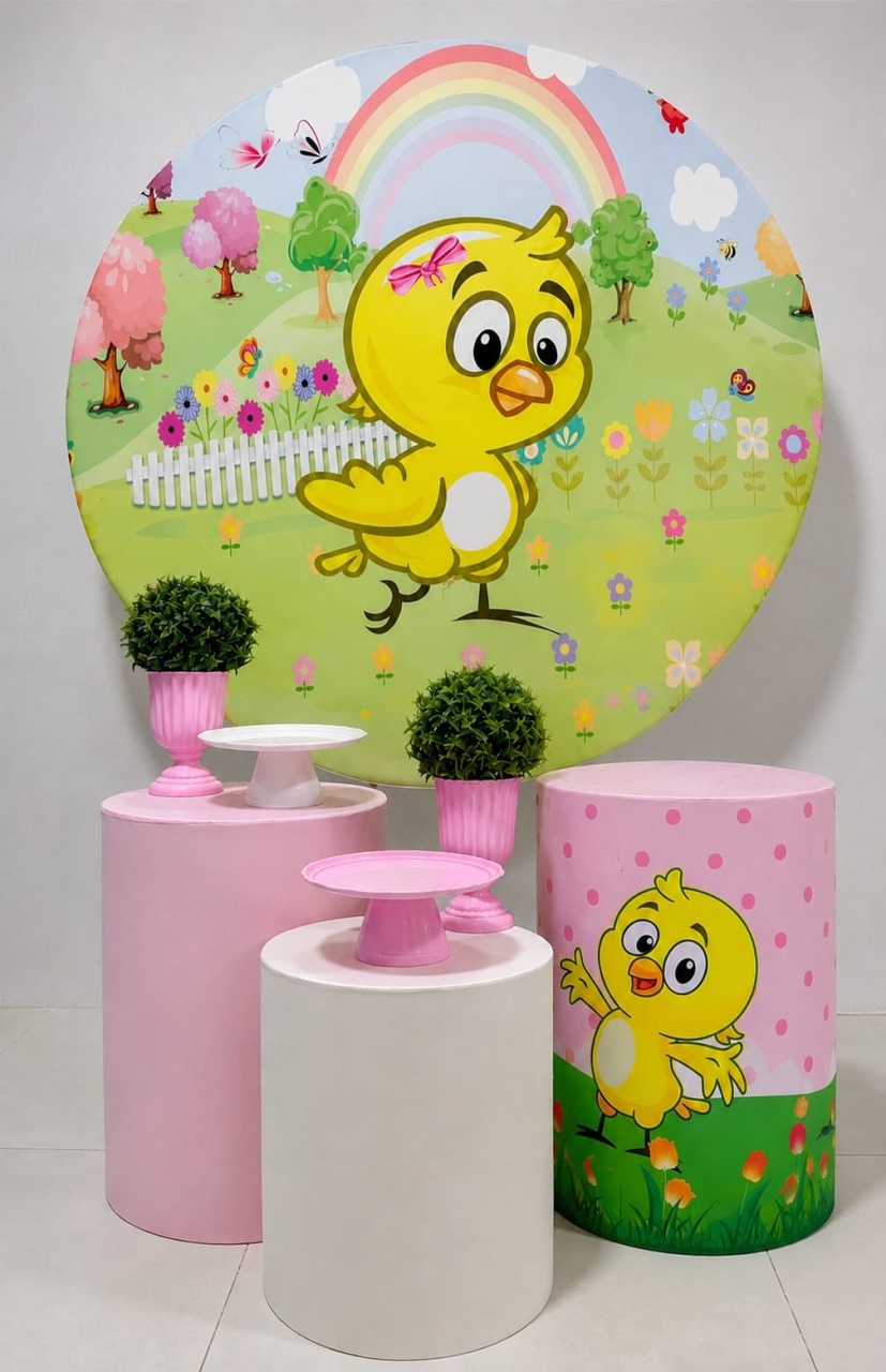 Kit Pintinho Amarelinho Piu Piu - DL FESTAS Locações