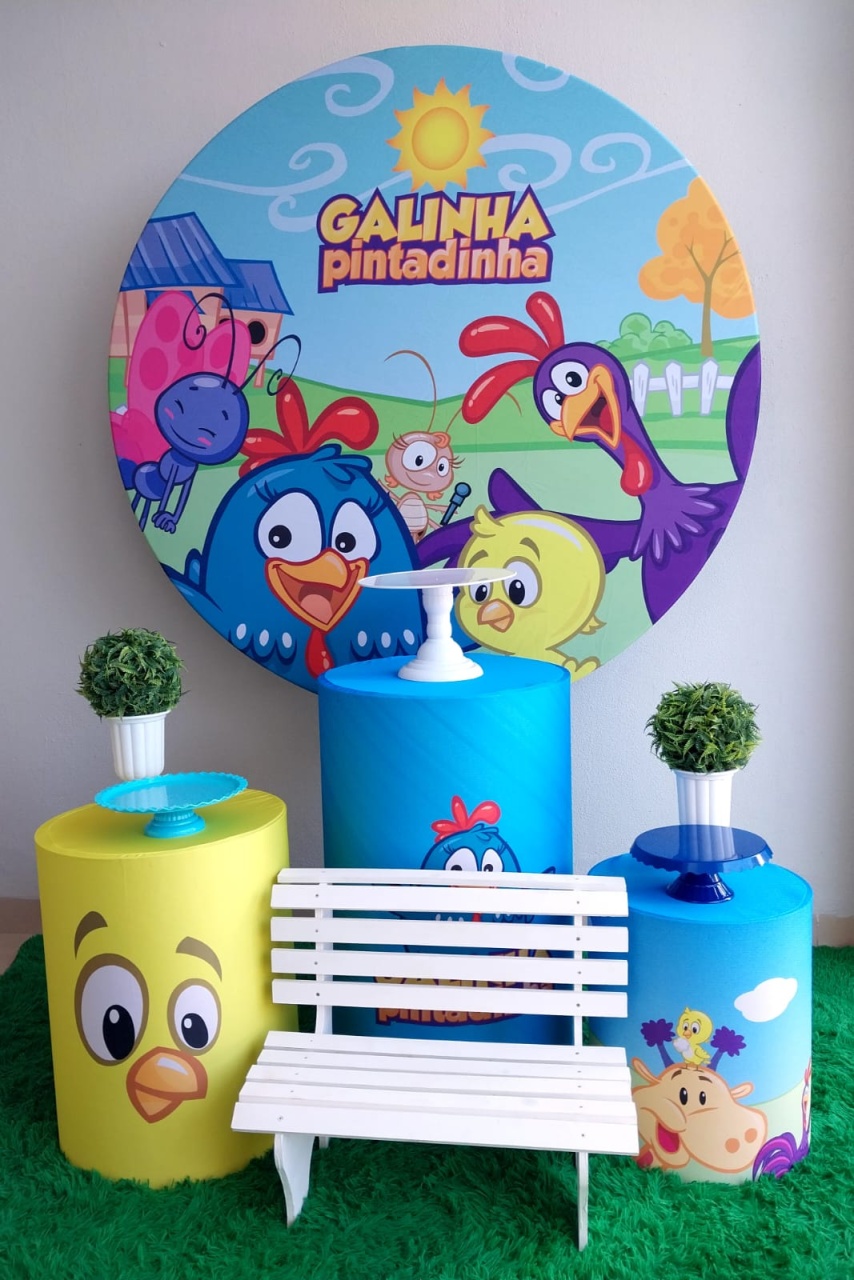 Kit Galinha Pintadinha 2, - DL FESTAS Locações