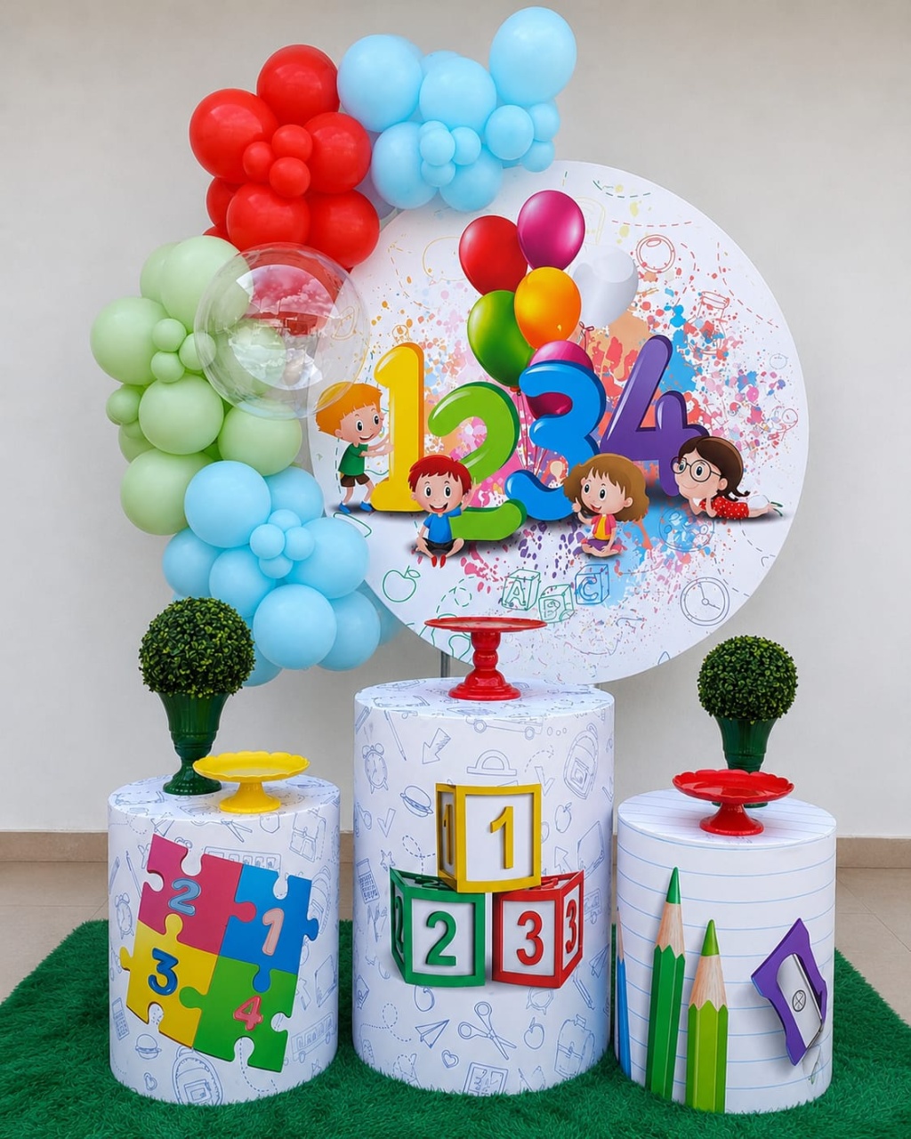 Kit Volta As Aulas 1, 2, 3, 4 - DL FESTAS Locações