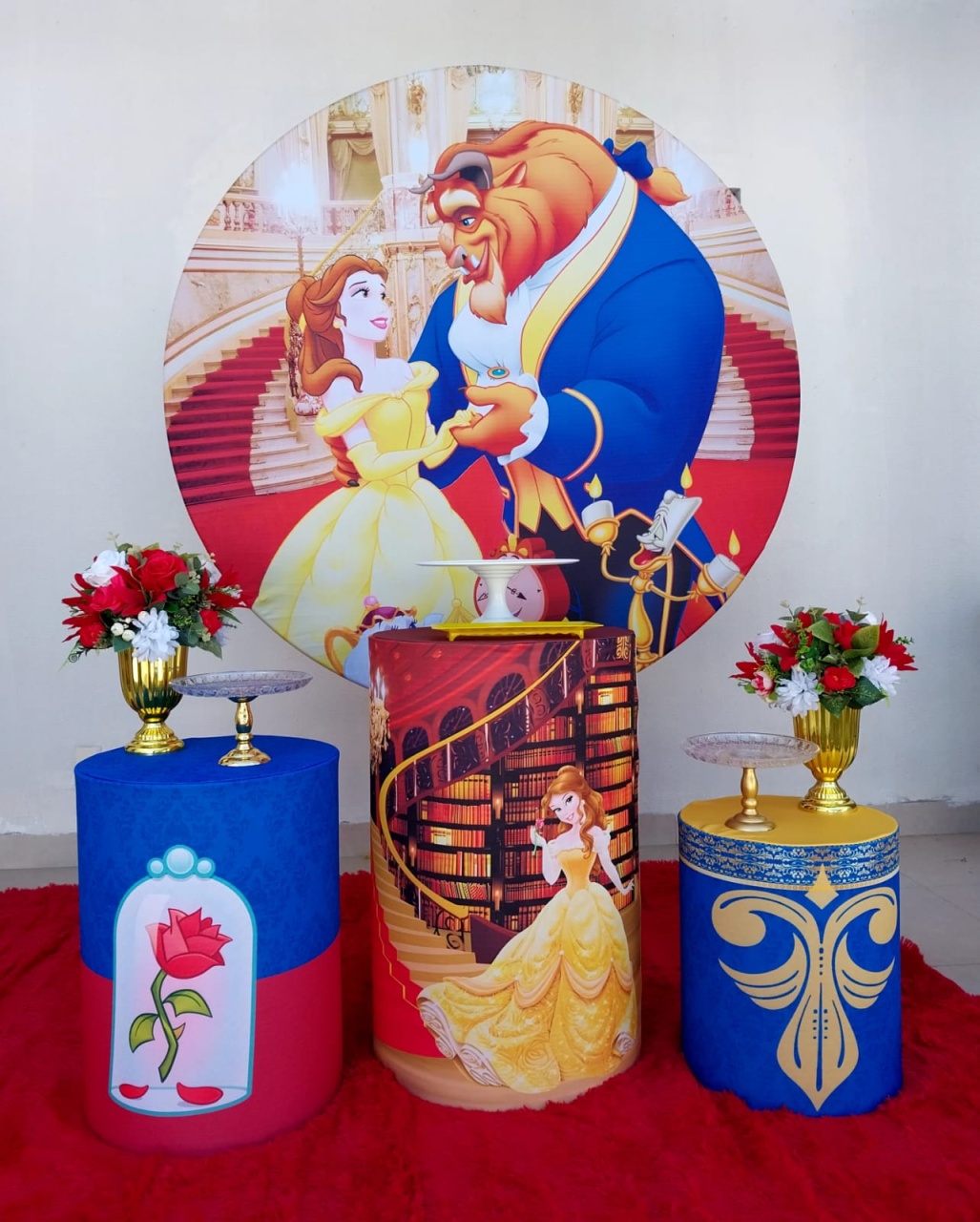 Kit A Bella E A Fera - DL FESTAS Locações
