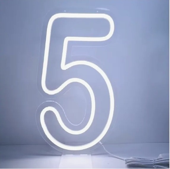 Número 5 Em Led  - GABRIELY COSTA DOS SANTOS HIPOLITO