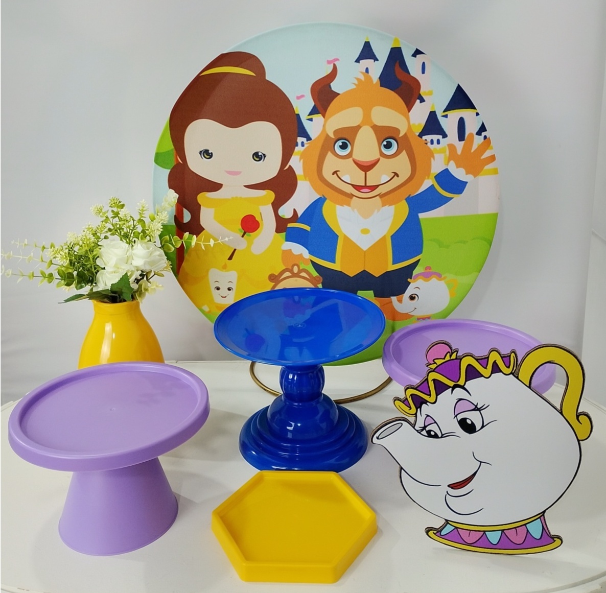 Festa Na Mesa - A Bela Ea Fera Cute - Irispegueemonte