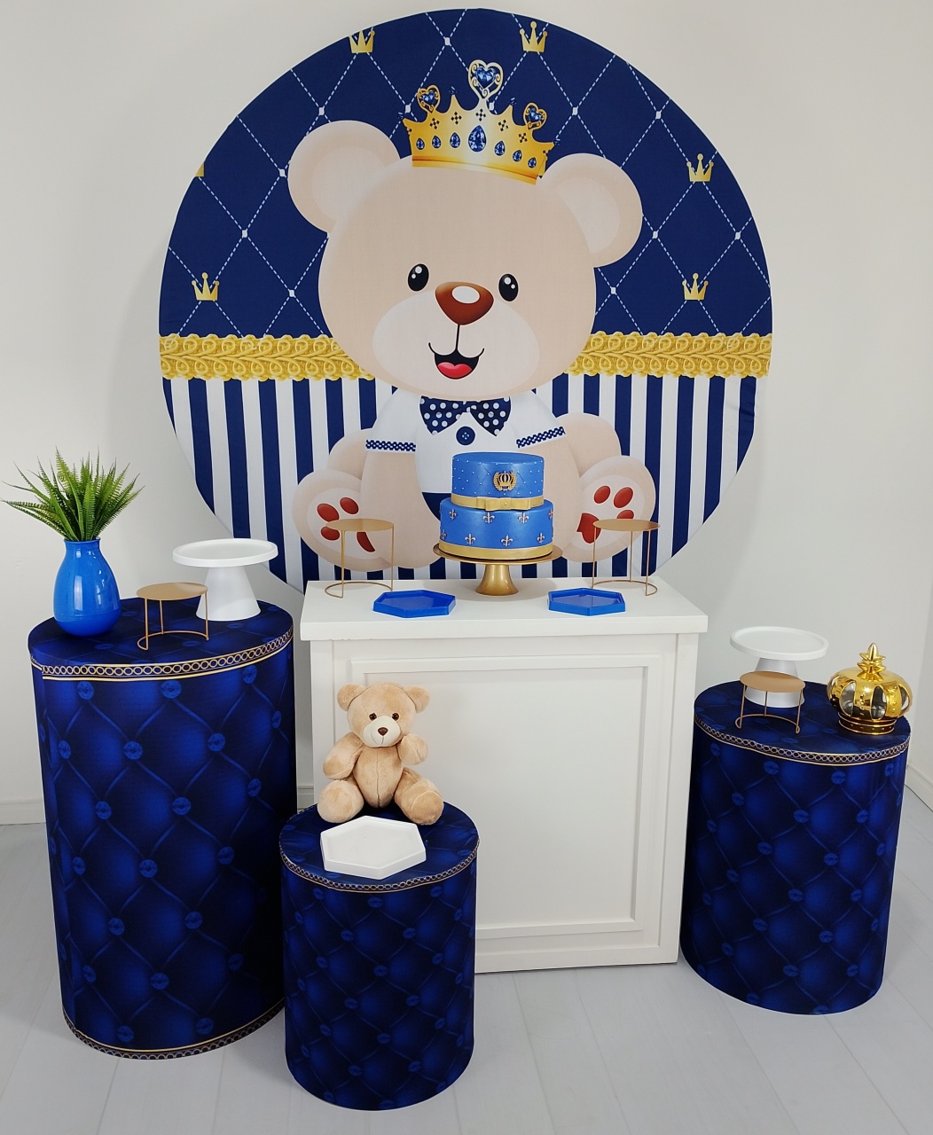 Urso Realeza - Ouro - Irispegueemonte