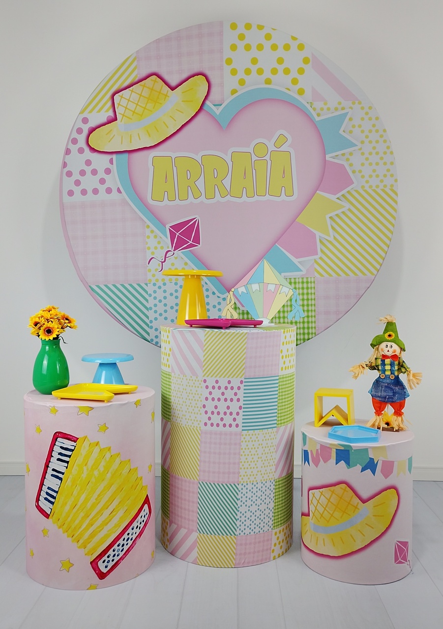 Kit Arraiá - Rosa.. - Irispegueemonte