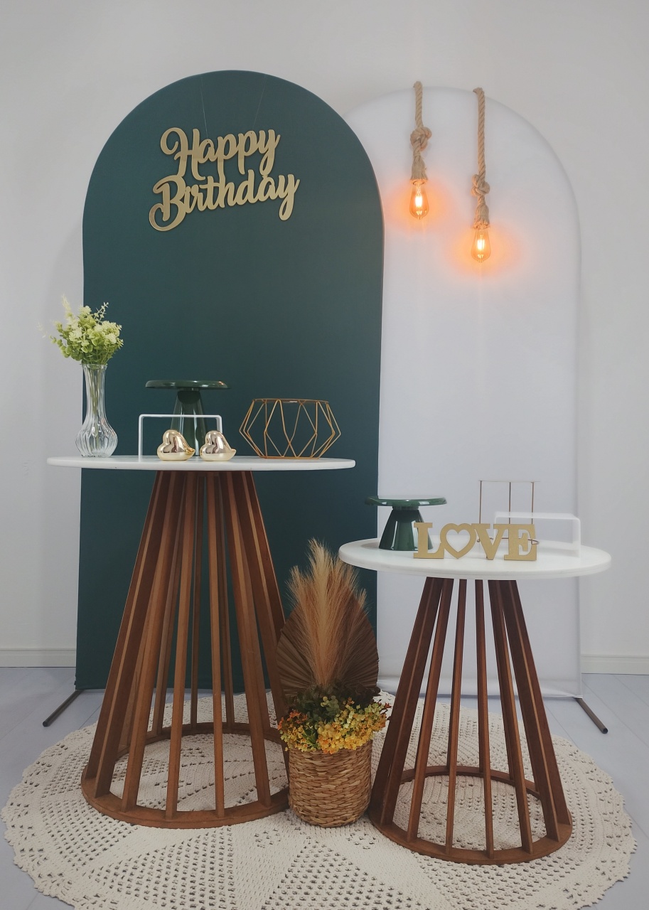 Kit Happy Birthday Verde/Branco - Irispegueemonte