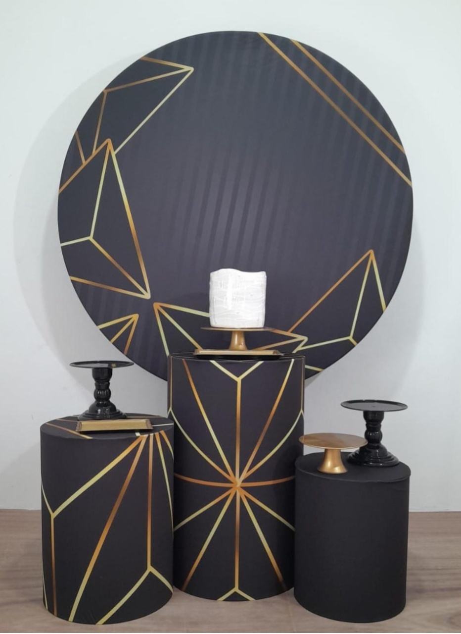 Kit Dourado E Preto - Irispegueemonte