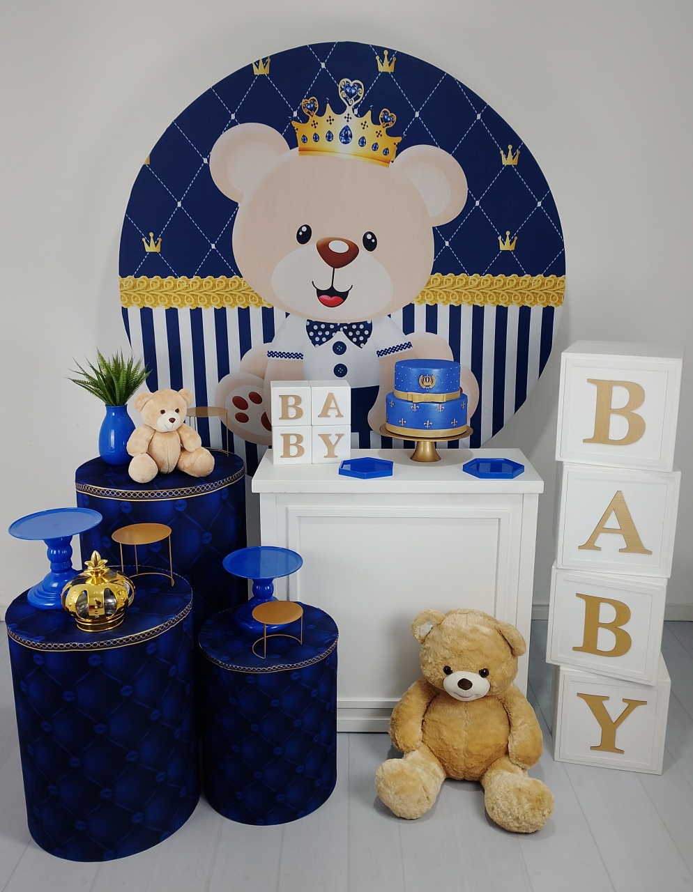 Chá de Bebê - Urso Realeza - Irispegueemonte