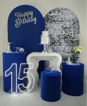Coleção 15 Anos - Azul E Prata - imagem 1
