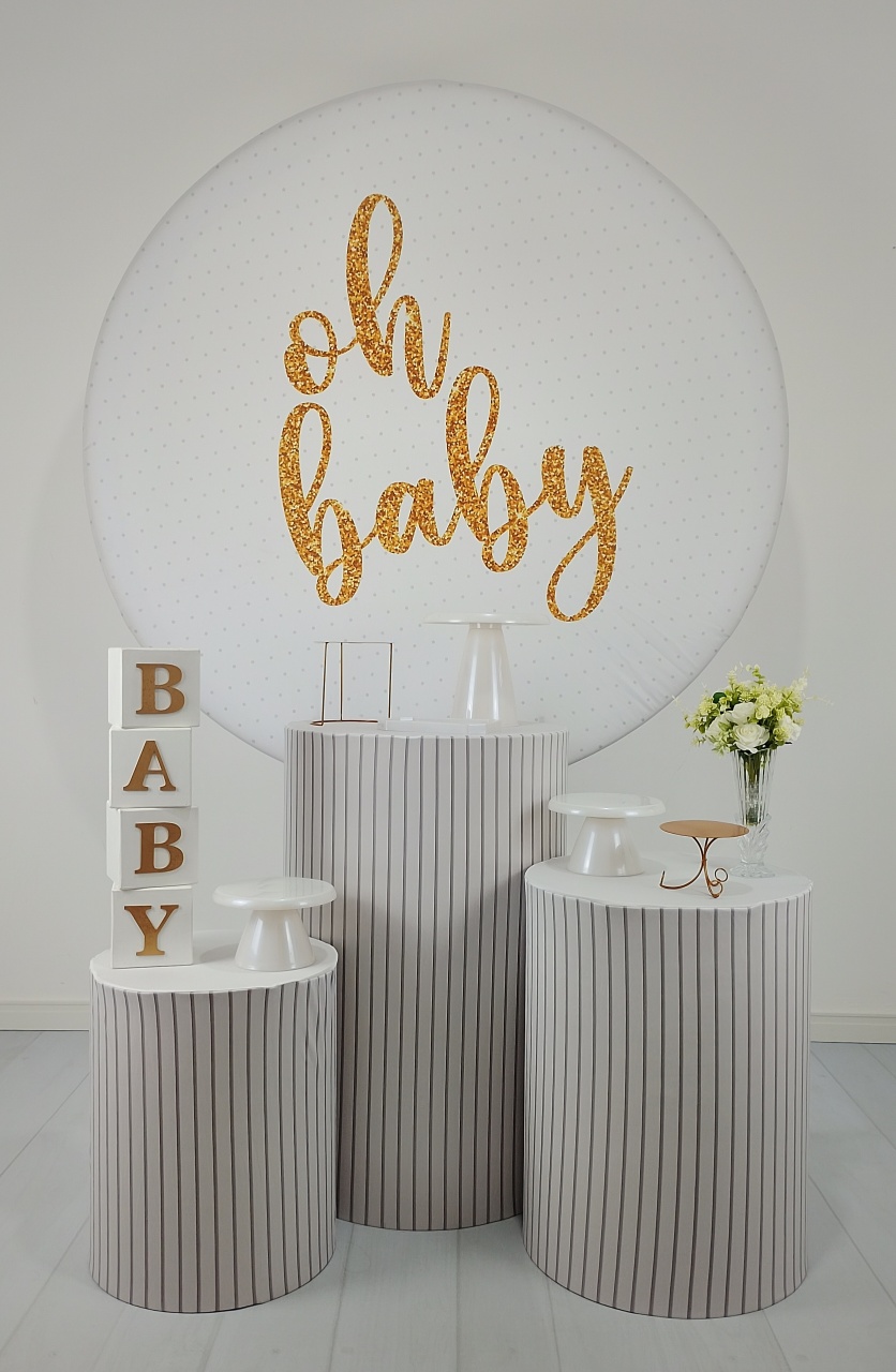 Kit Chá de Bebê / Chá de Revelação - Oh Baby. - Irispegueemonte