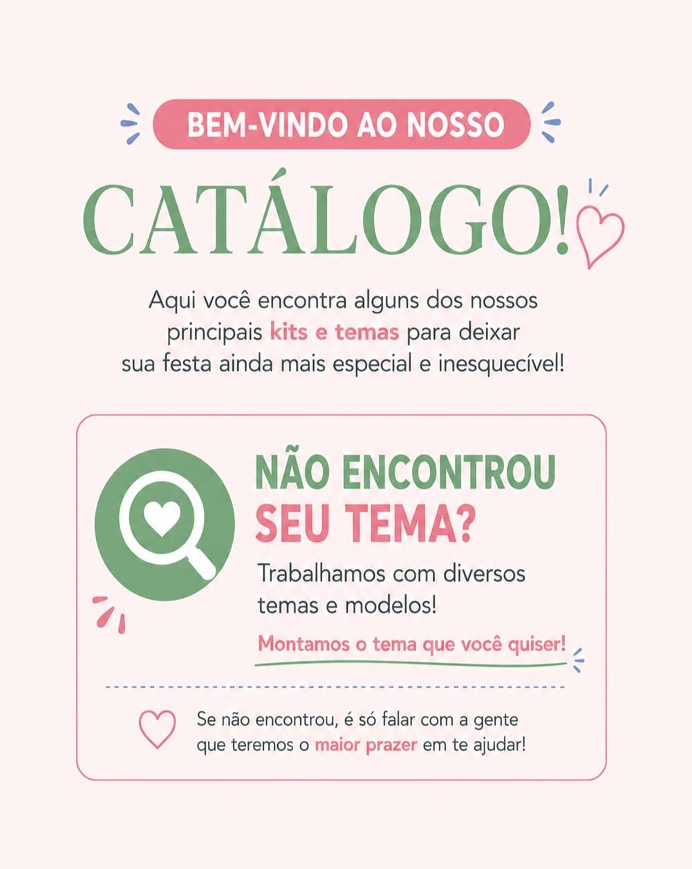 A/Bem-Vindo Ao Catálogo da Íris Pegue E Monte! - Irispegueemonte