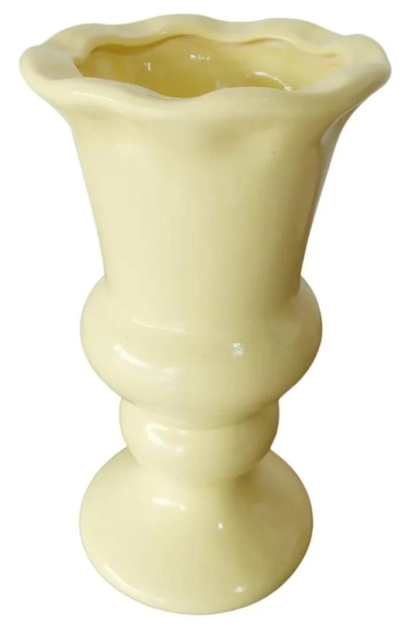 Vaso Taça P Amarelo Bebê  - Tia Sô Festas 