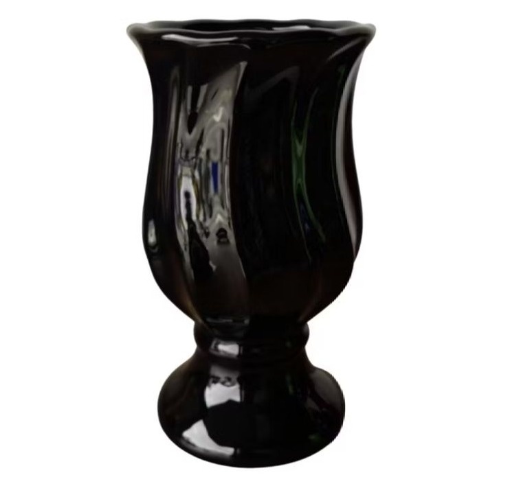 Vaso Torcido Preto P - Tia Sô Festas 
