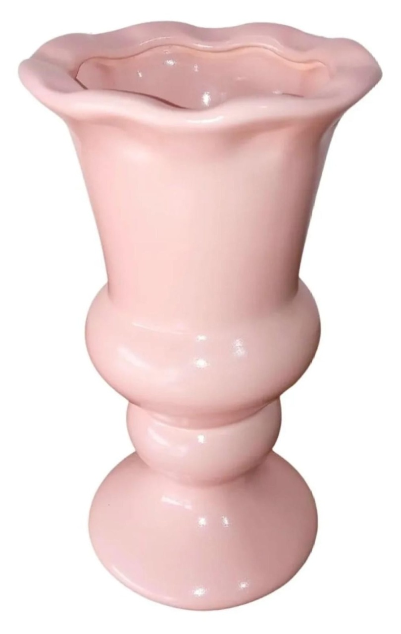 Vaso Taça P Rosa Bebê - Tia Sô Festas 