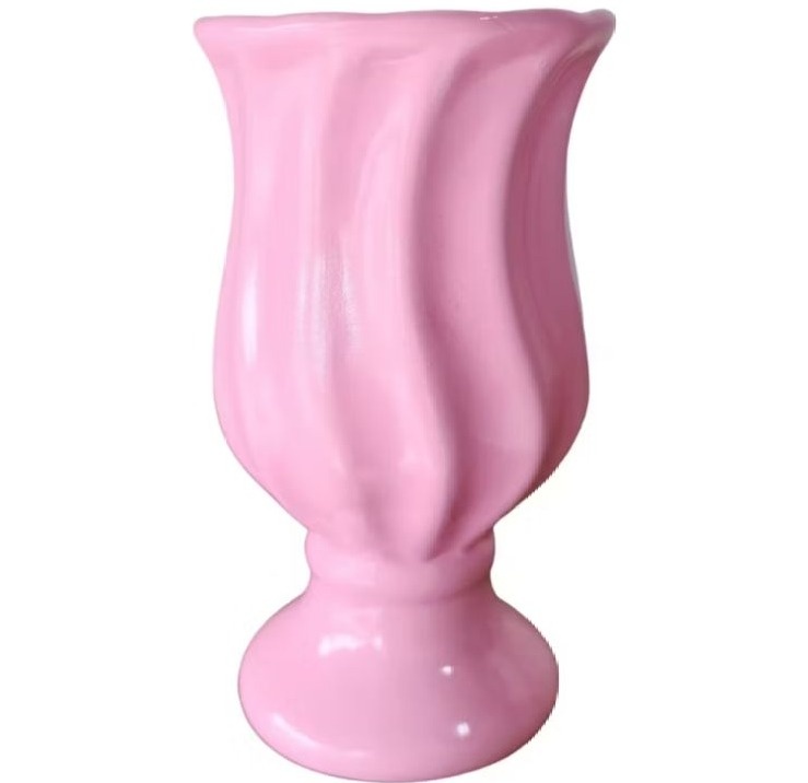 Vaso Torcido Rosa Candy P - Tia Sô Festas 