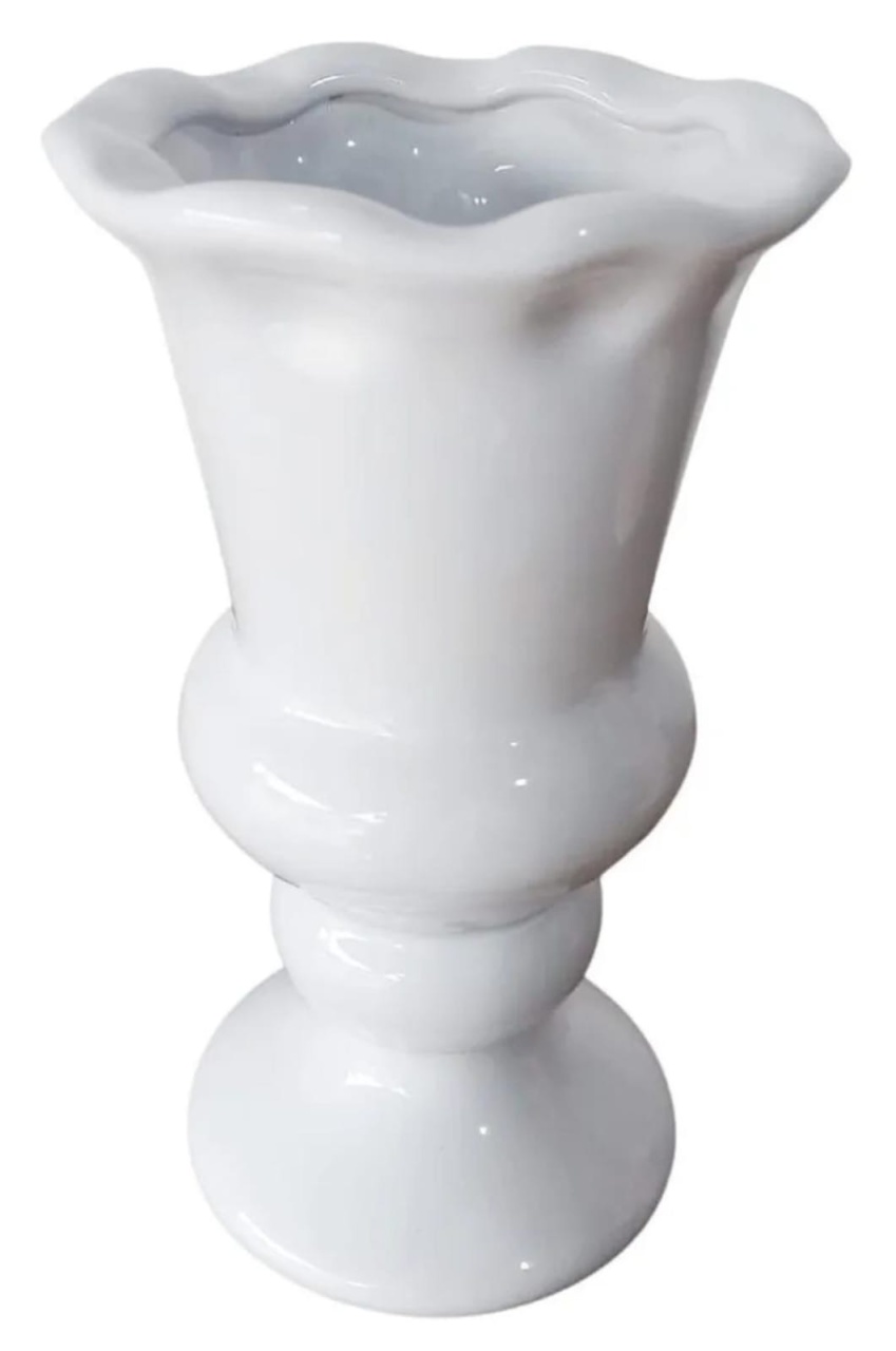 Vaso Taça P Branco - Tia Sô Festas 