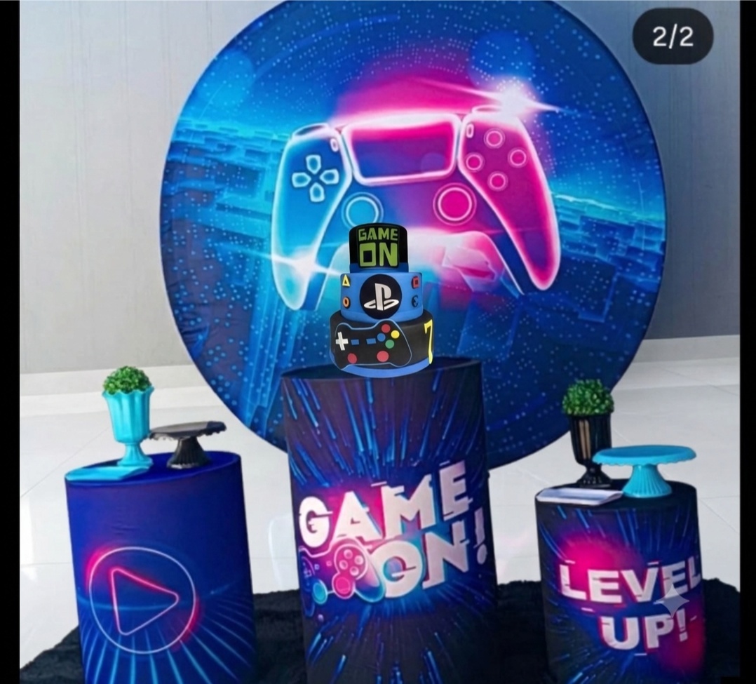 Kit P Vídeo Game - Mary decorações 