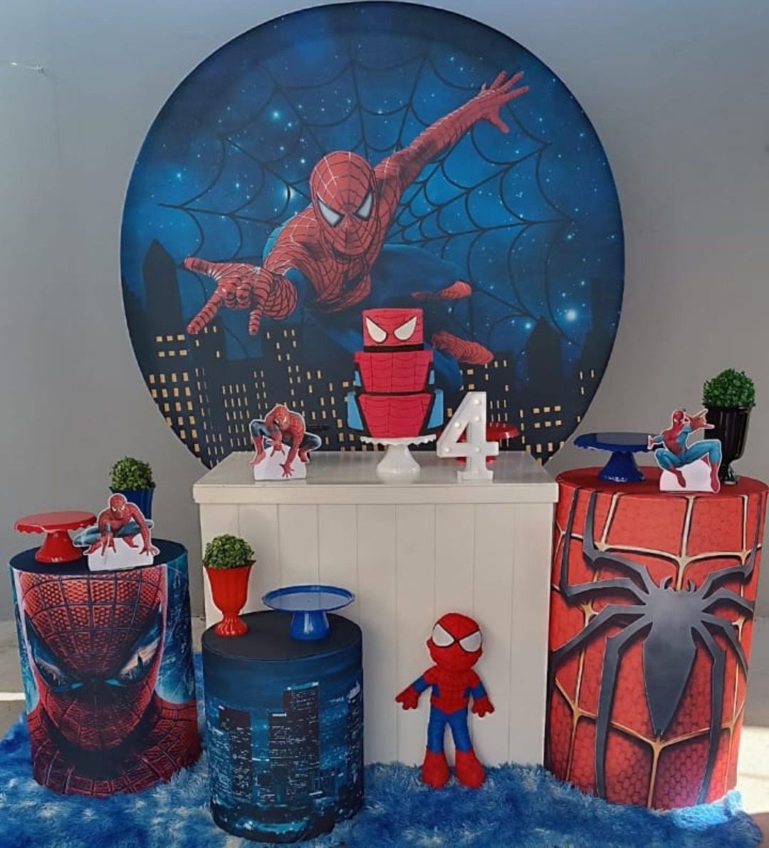 Homen Aranha Kit M - Mary decorações 