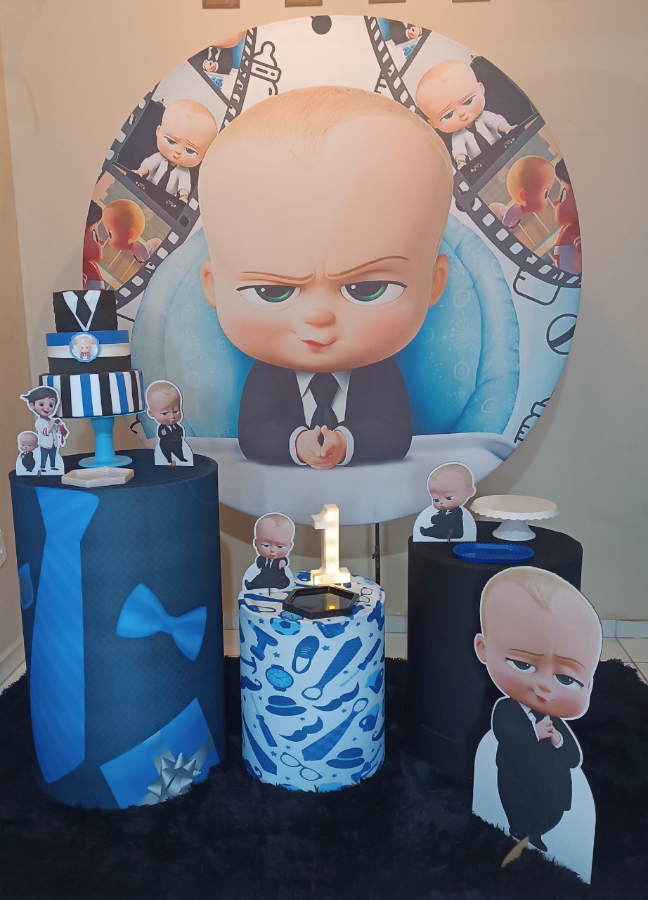 Tema Poderoso Chefinho P - Mary decorações 