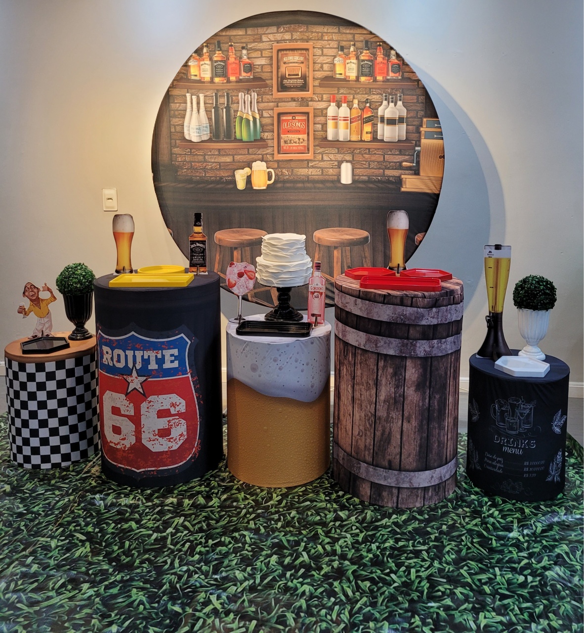 Boteco Um Com Cilindro - Mb festas & decorações