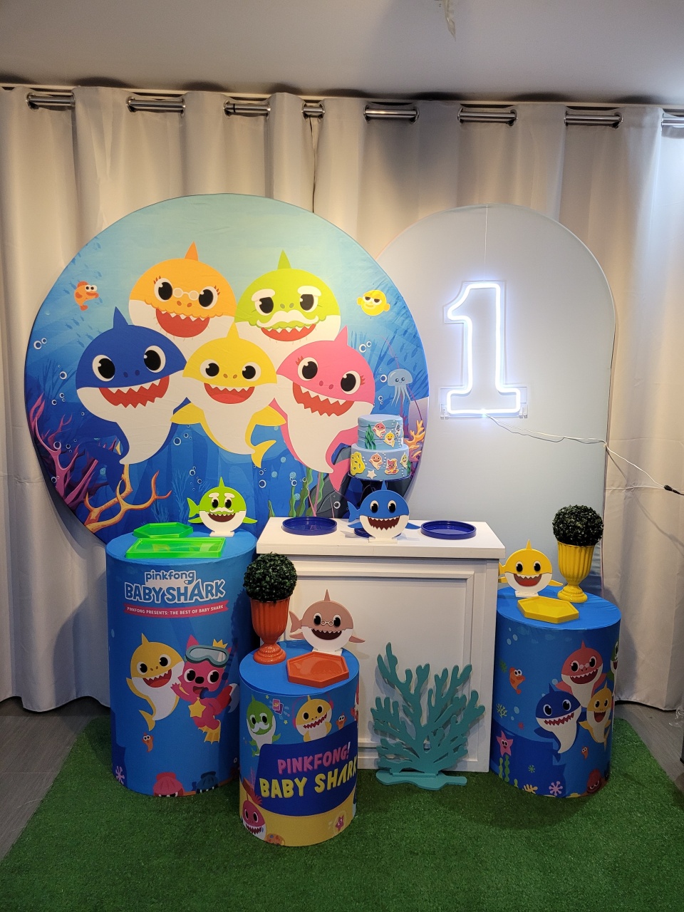 Super Baby Shark  - Mb festas & decorações