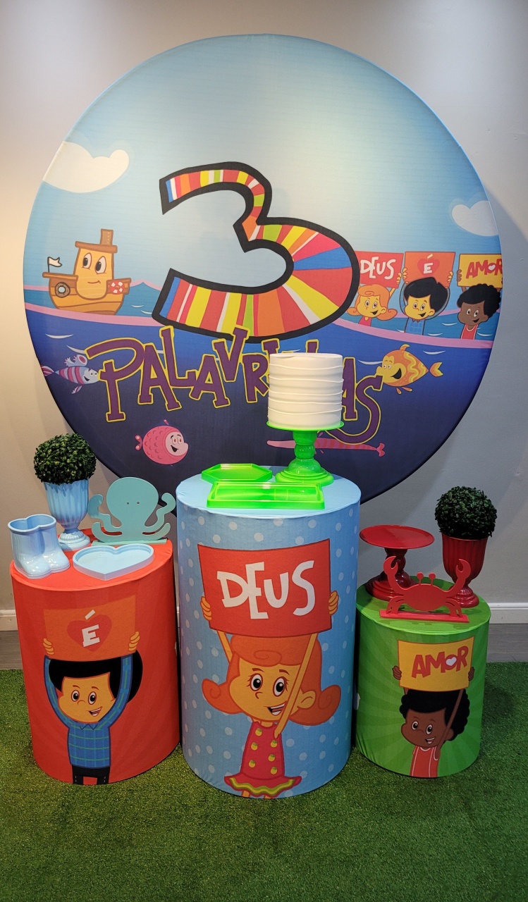3 Palavrinhas  - Mb festas & decorações