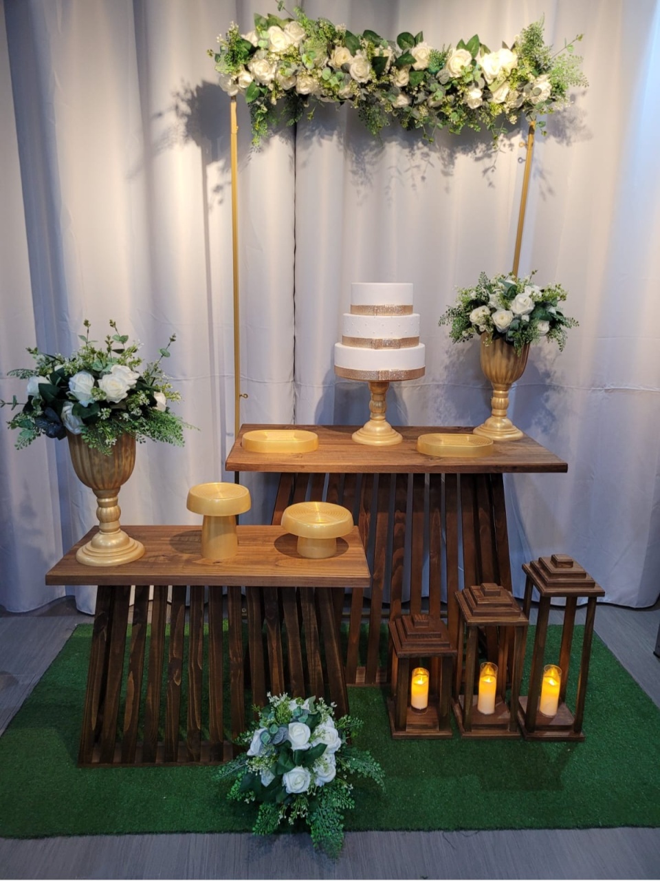Casamento Com Rosas Brancas  - Mb festas & decorações