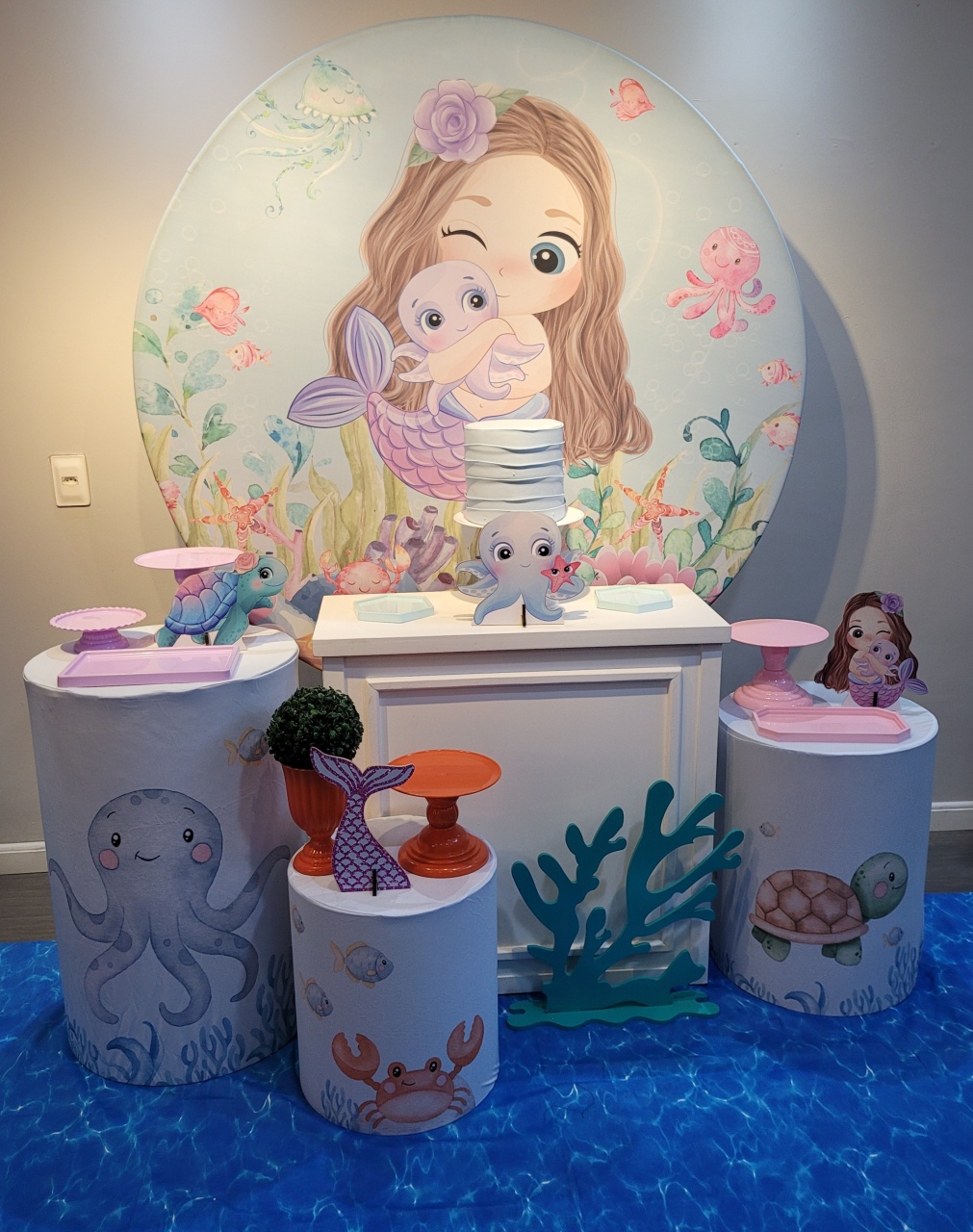 Sereia Baby Super - Mb festas & decorações