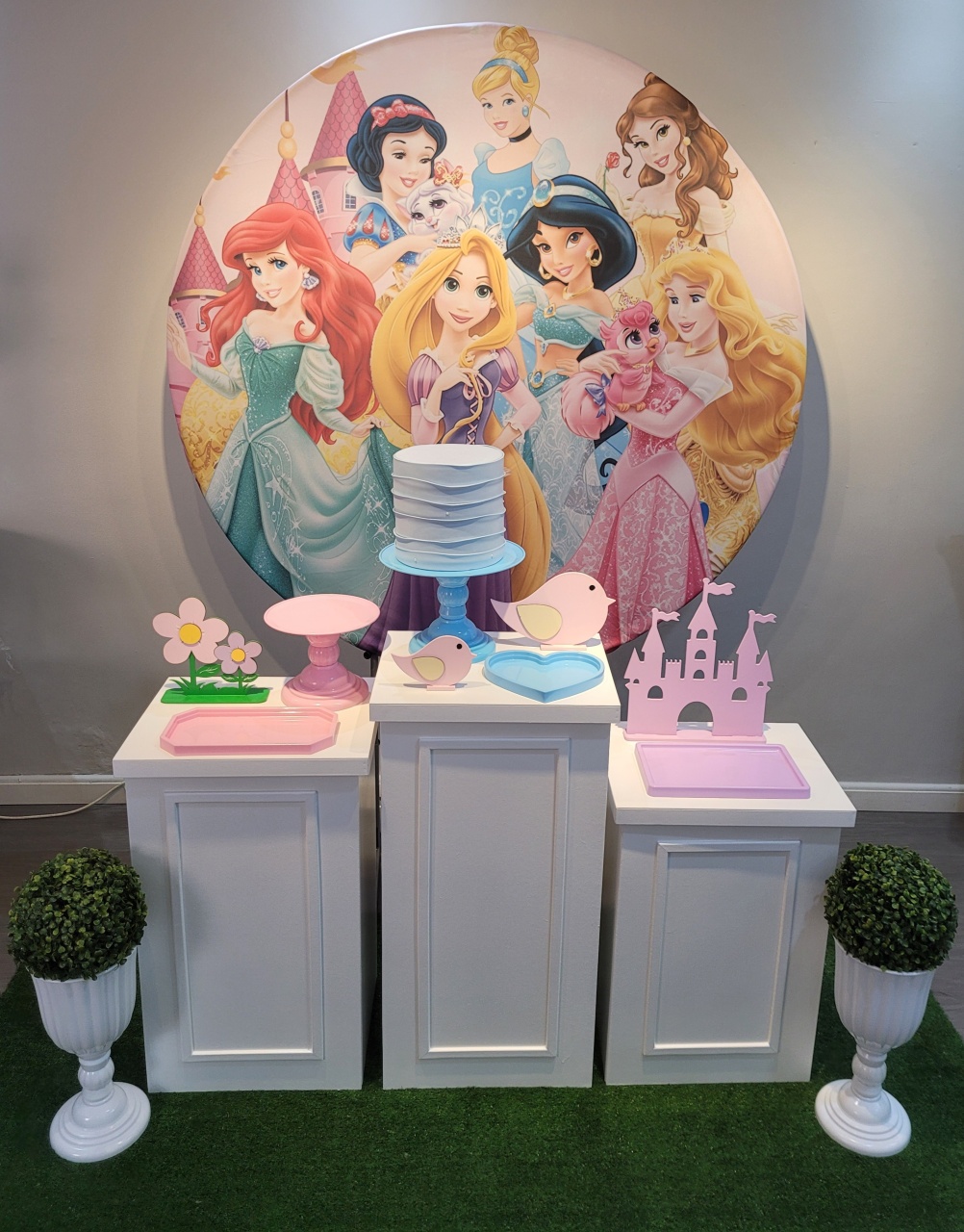Princesas Com Mesa P - Mb festas & decorações