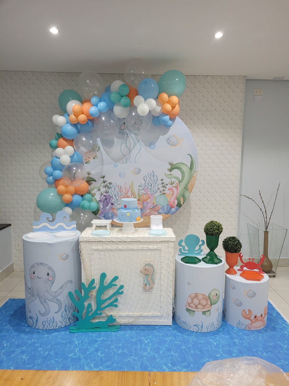Montagem: Fundo Do Mar - Mb festas & decorações