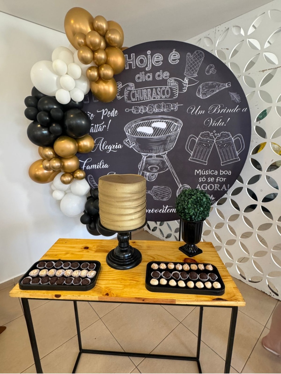 Kit: Hoje É Dia de Churrasco - Mb festas & decorações