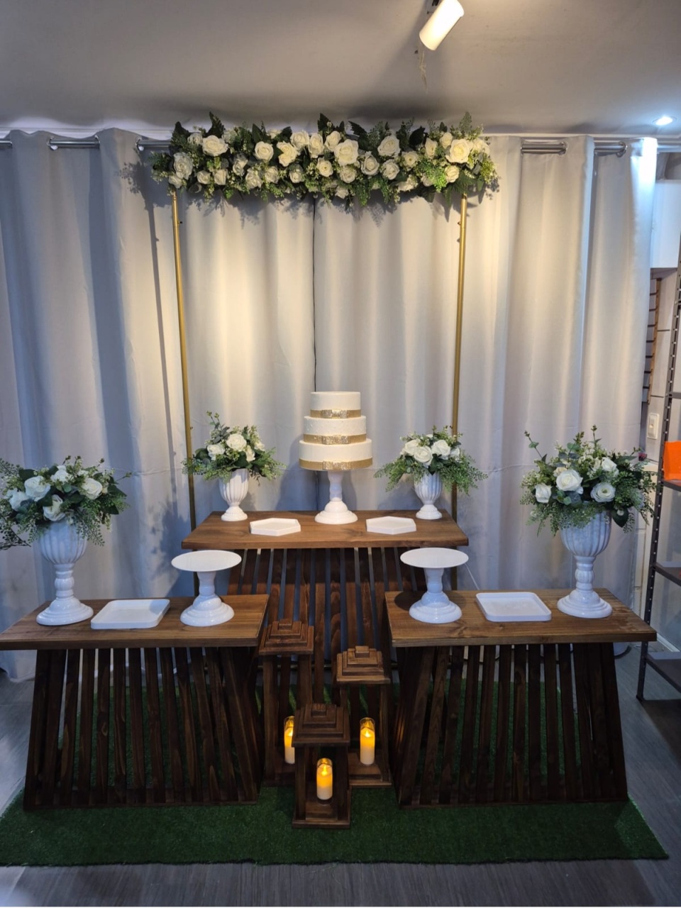 Casamento Com Rosas Brancas - Mb festas & decorações