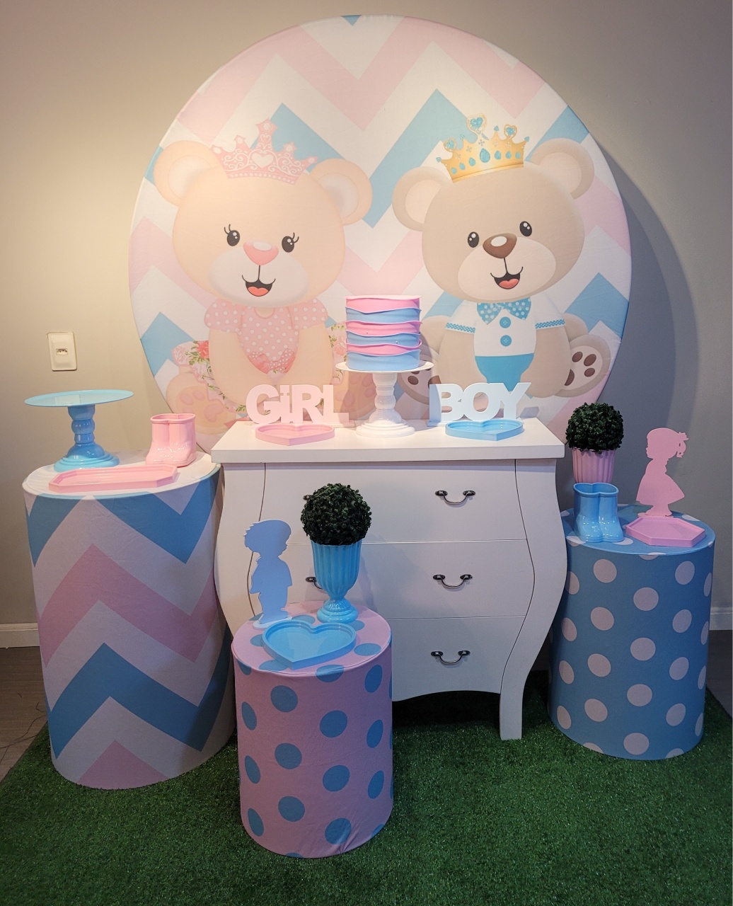 Chá Revelção Baby Super - Mb festas & decorações