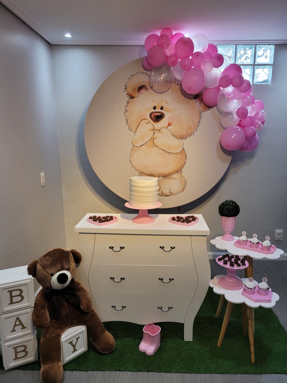 Chá de Bebê (Menina) 2.0 - Mb festas & decorações