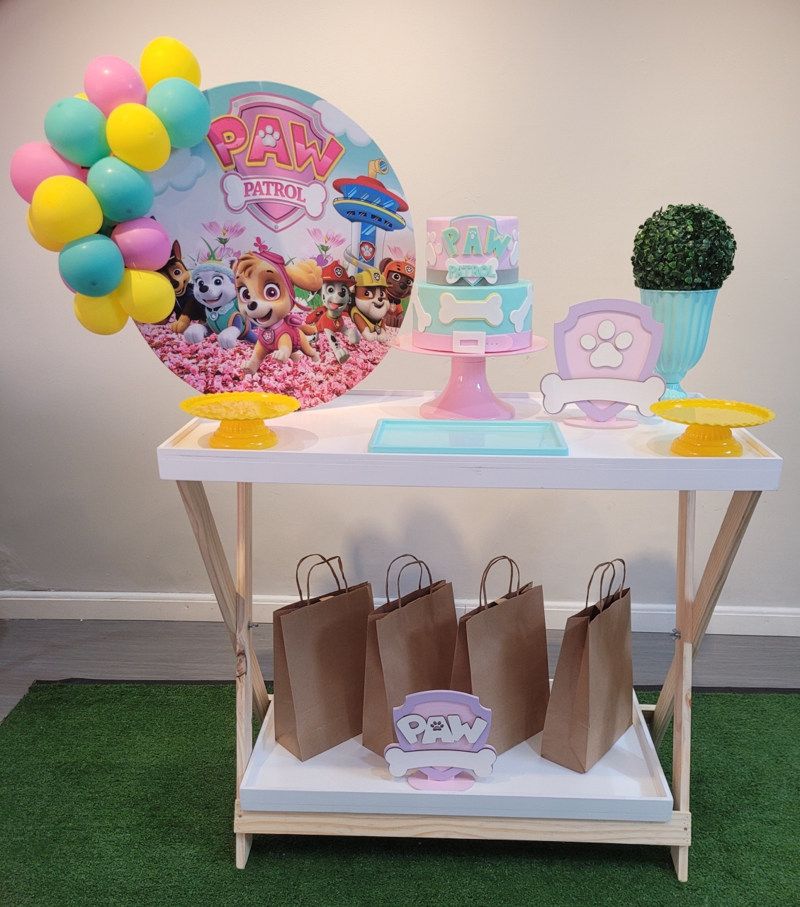 Mini Patrulha Canina Feminino - Mb festas & decorações