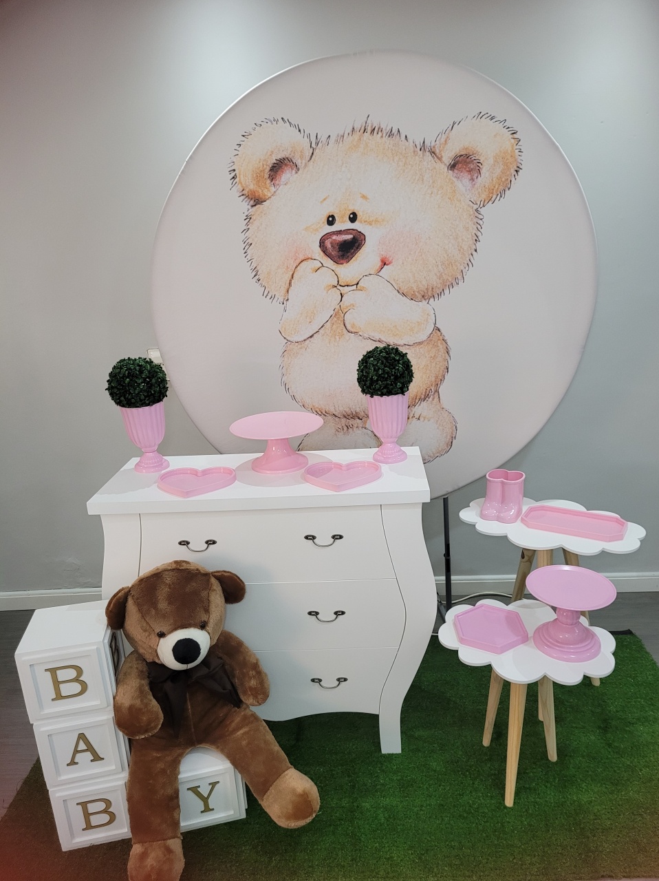 Chá de Bebê (Menina) - Mb festas & decorações