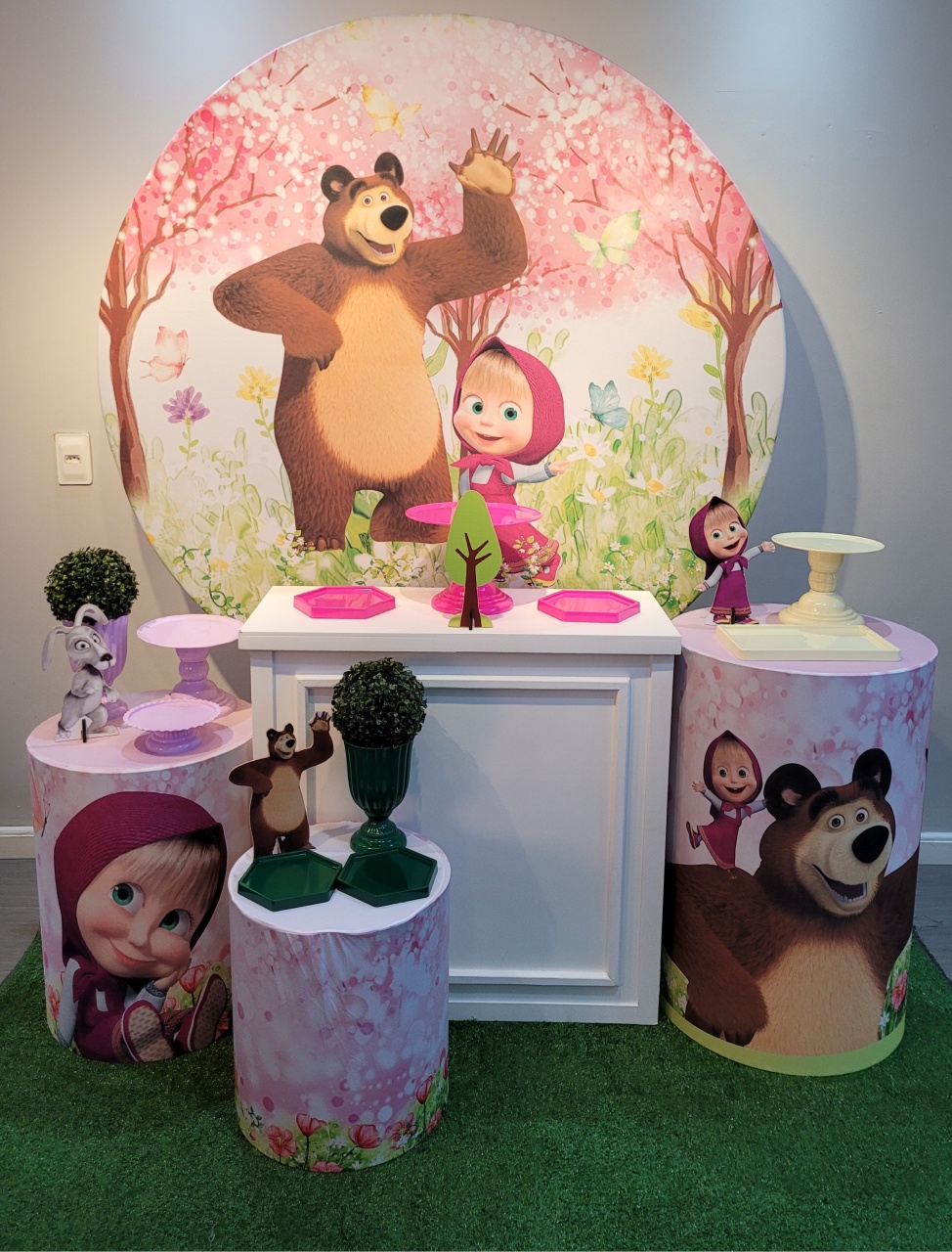 Marsha E O Urso Super - Mb festas & decorações