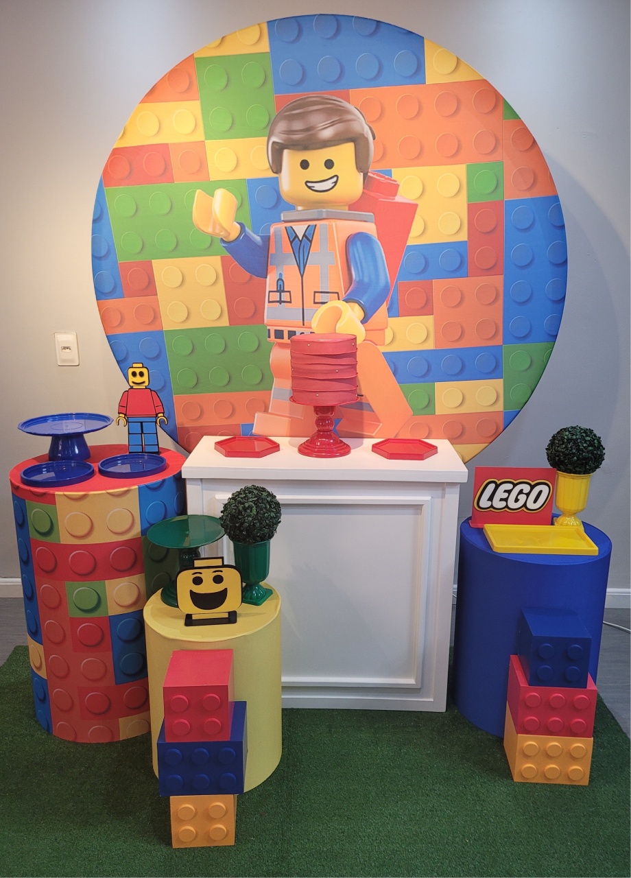 Lego Super - Mb festas & decorações