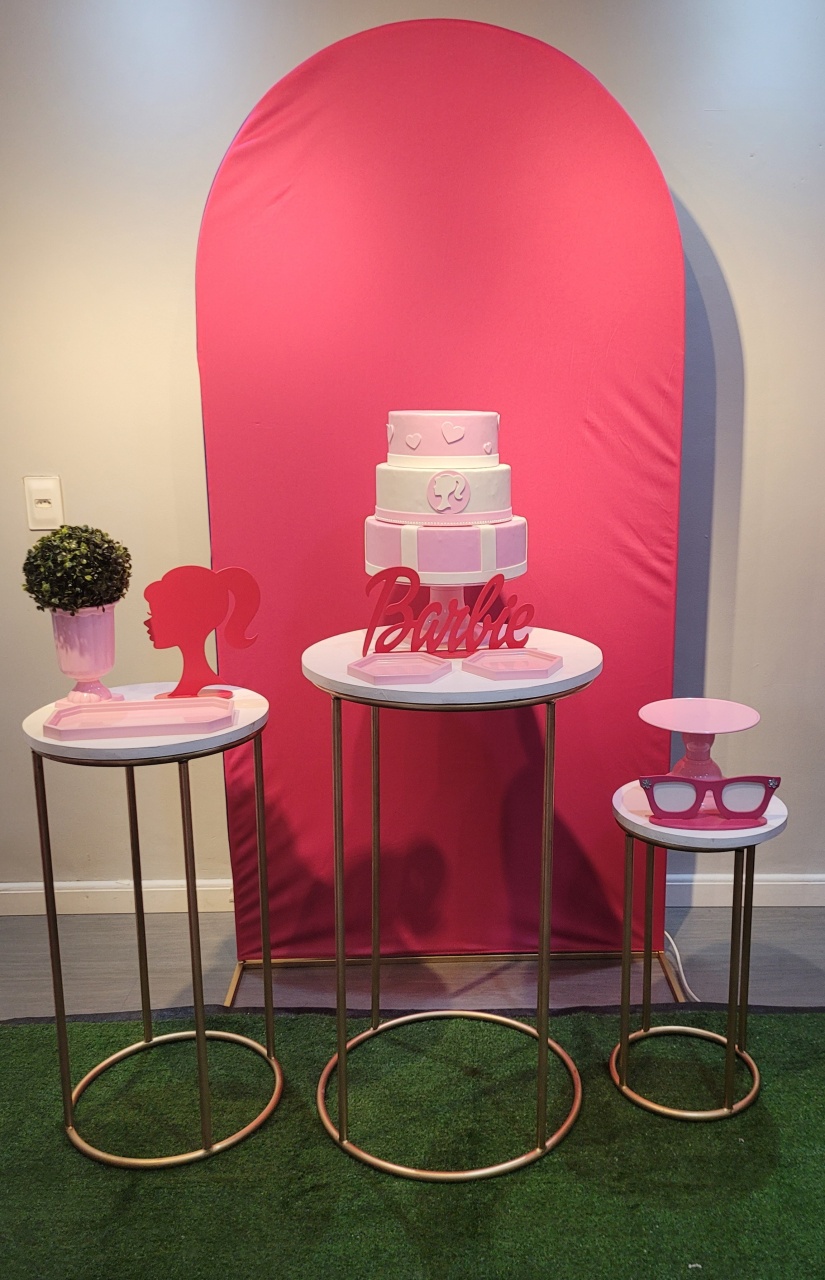 Romano Rosa Pink  Barbie 2.0 - Mb festas & decorações