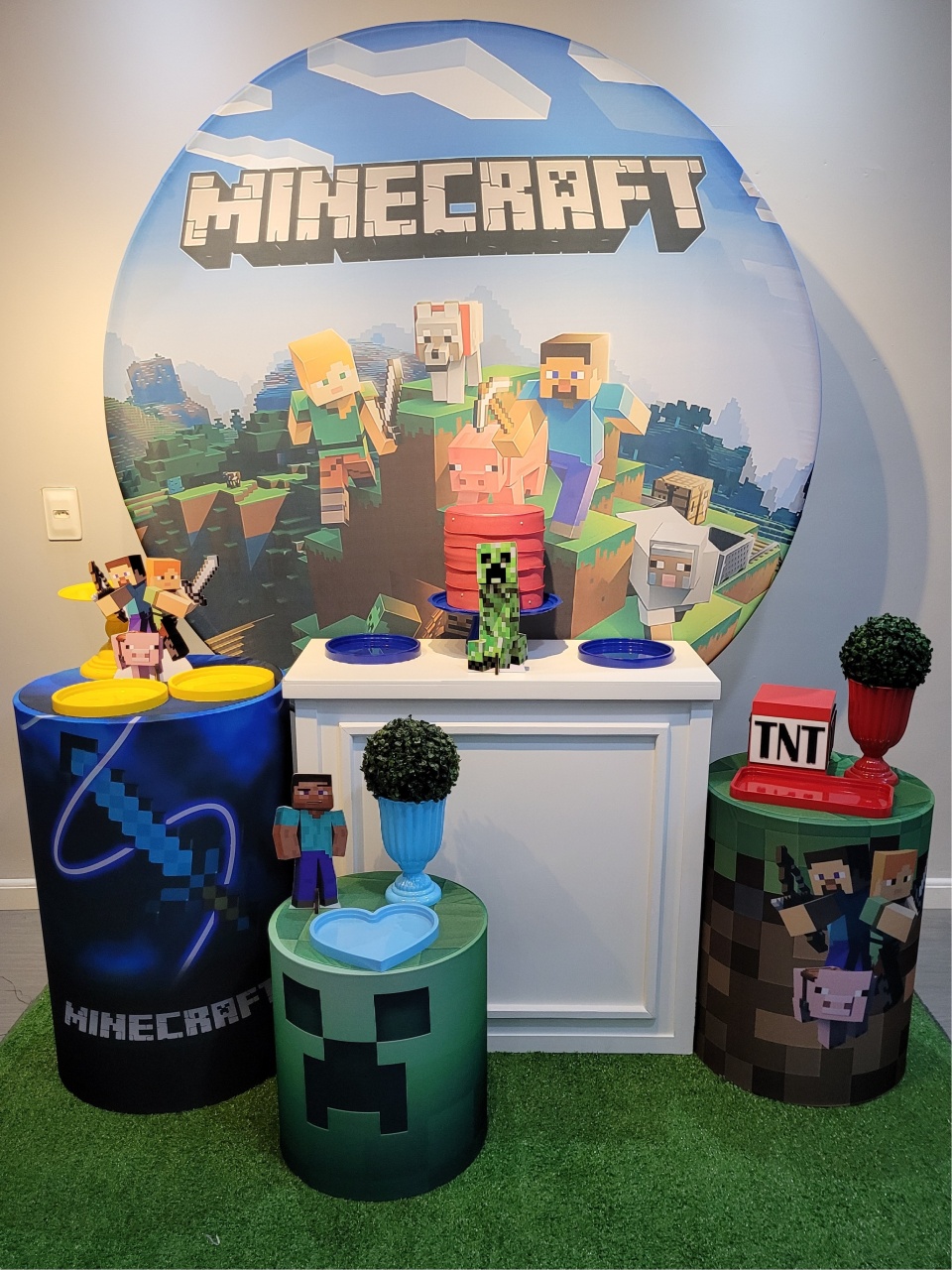 Minecraft Super - Mb festas & decorações